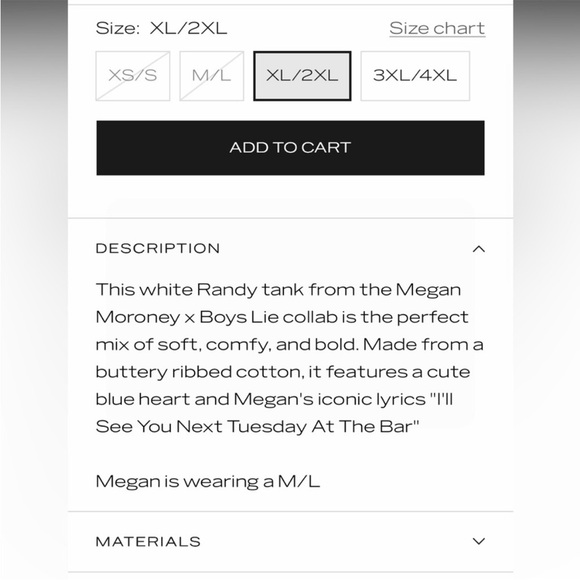 Boys Lie x Megan Moroney NEW WITH TAGS See You Next Tuesday Tank Top - Picture 5 of 5